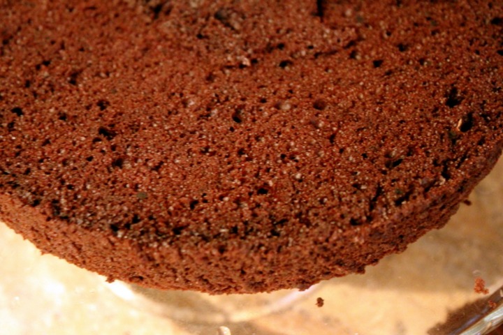Шоколадный шифоновый торт